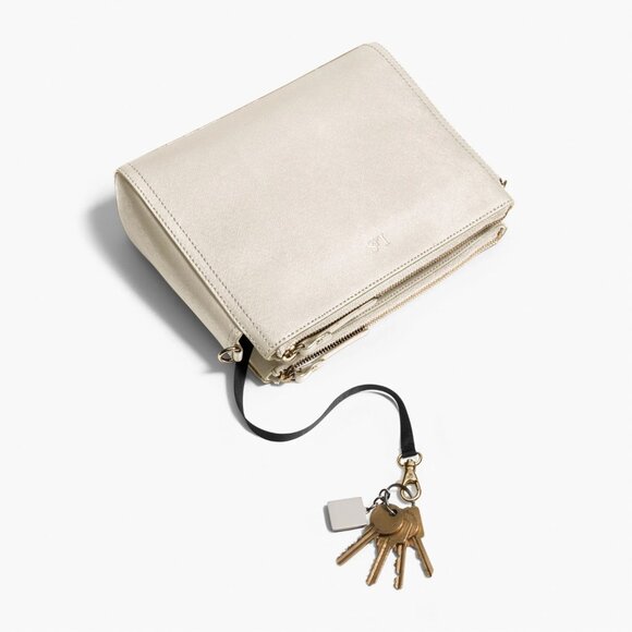 LO & SONS Pearl Crossbody Bag in Ivory - Picture 4 of 16